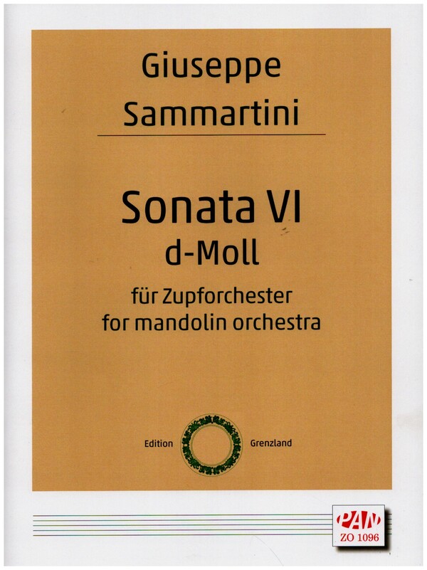 Sonata VI d-Moll  für Zupforchester  Partitur