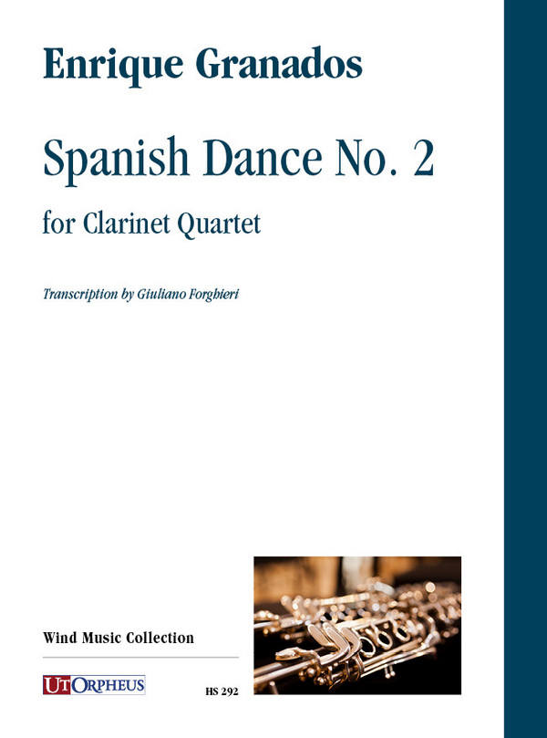 Spanish Dance no.2&nbsp;&nbsp;for 4 clarinets&nbsp;&nbsp;score and parts