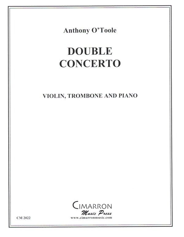 Double Concerto in F major  for violin, trombone and piano  score and parts