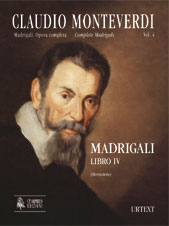 Madrigali Libro 4&nbsp;&nbsp;per 5 voci misti (chiavi originali)&nbsp;&nbsp;partitura