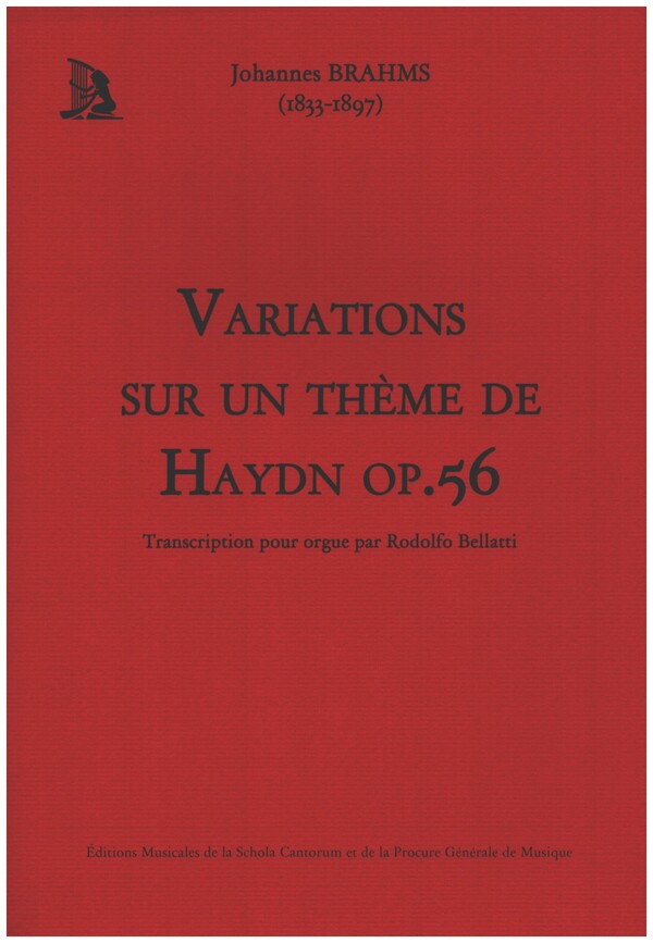 Variations sur un thème de Haydn op.56&nbsp;&nbsp;pour orgue&nbsp;&nbsp;