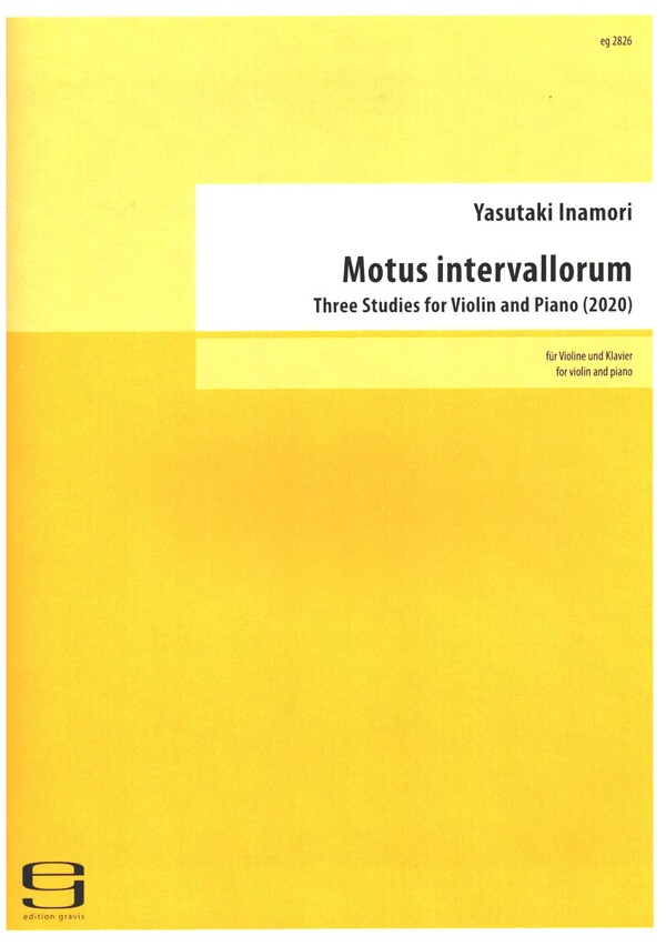 Motus intervallorum  für Violine und Klavier  