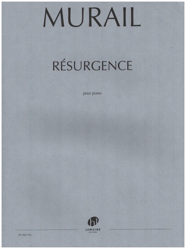 Résurgence&nbsp;&nbsp;pour piano&nbsp;&nbsp;
