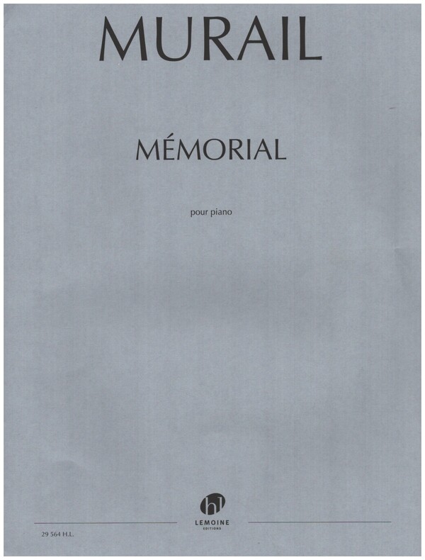 Mémorial&nbsp;&nbsp;pour piano&nbsp;&nbsp;