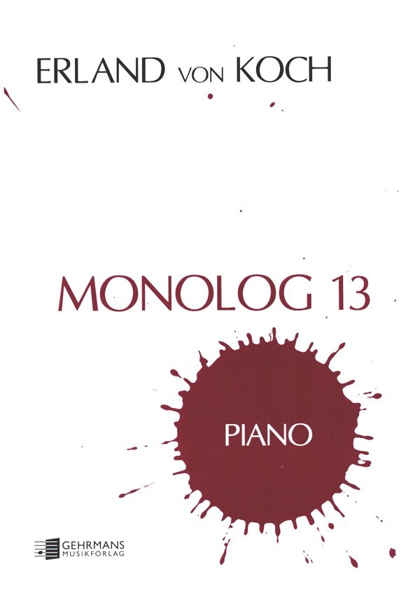 Monolog 13&nbsp;&nbsp;for piano&nbsp;&nbsp;