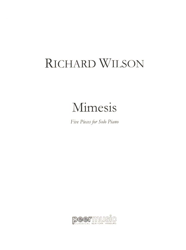 Mimesis  for piano  