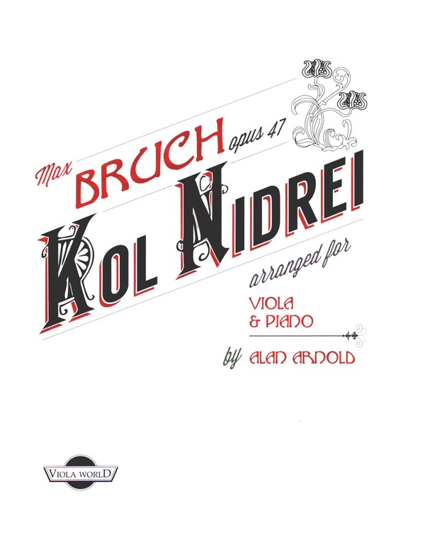 Kol Nidrei op.47  for viola and piano  