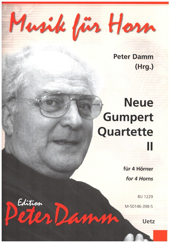 Neue Gumbert-Quartette Band 2&nbsp;&nbsp;für 4 Hörner&nbsp;&nbsp;Partitur und Stimmen