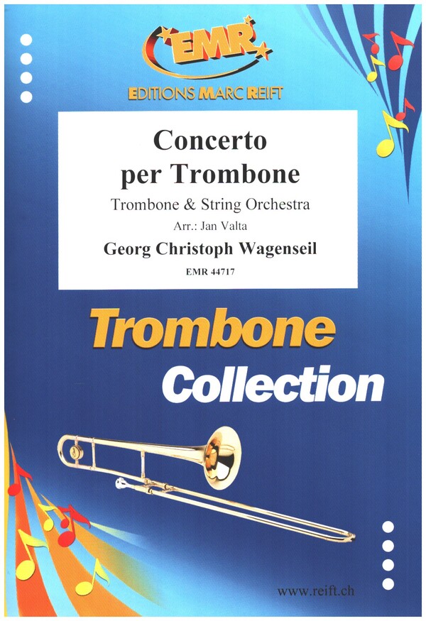 Concerto per trombone  for trombone and string orchestra  score and parts