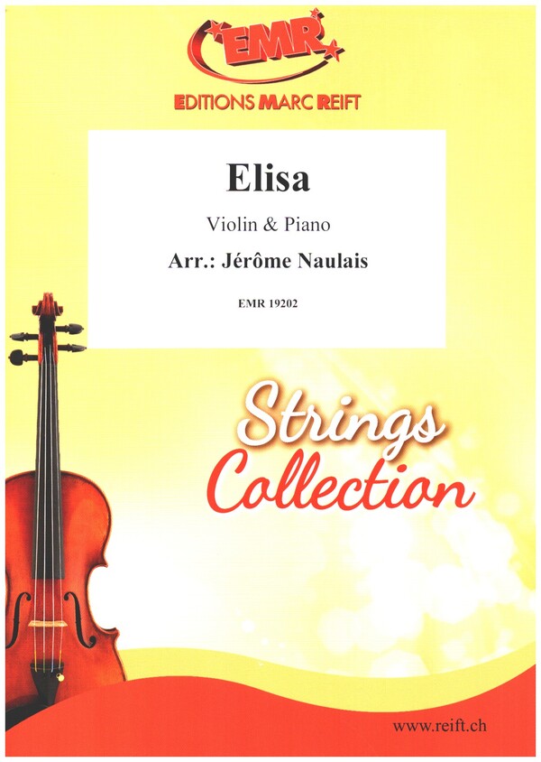 Elisa&nbsp;&nbsp;for violin and piano&nbsp;&nbsp;