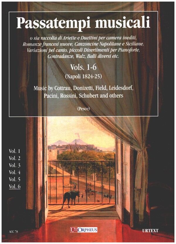 Passatempi musicali vol.6&nbsp;&nbsp;per voce e piano o voce sola&nbsp;&nbsp;