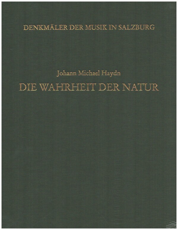 Die Wahrheit der Natur  für Soli, gem Chor und Orchester  Partitur (Leinen)