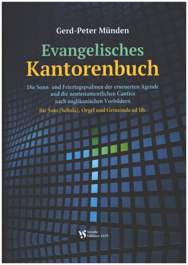 Evangelisches Kantorenbuch  für Solo (Schola), Orgel und Gemeinde ad lib.  Partitur (gebunden)