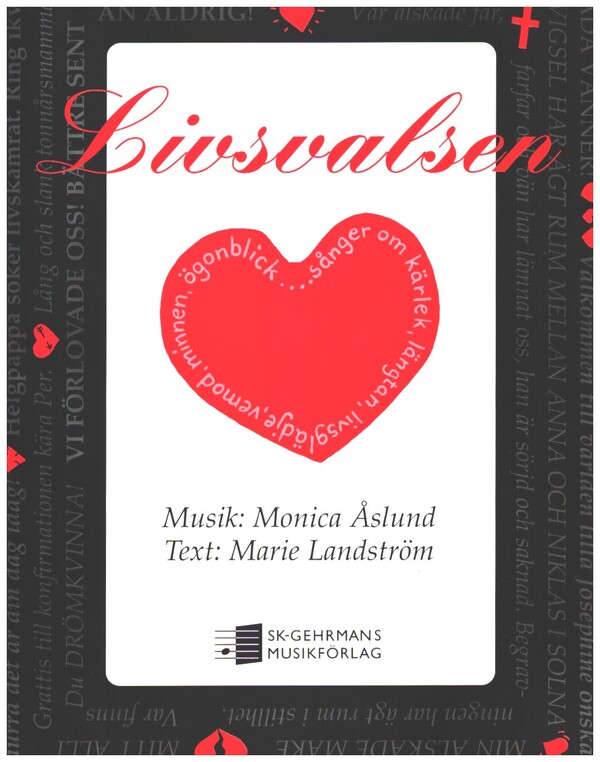 Livsvalsen&nbsp;&nbsp;for soli and mixed chorus&nbsp;&nbsp;score (schwed)