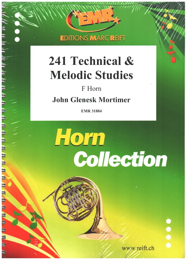 241 technical and melodic Studies&nbsp;&nbsp;for horn in F&nbsp;&nbsp;