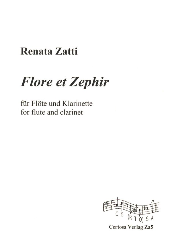 Flore et Zephir  für Flöte und Klarinette  Partitur und Stimmen