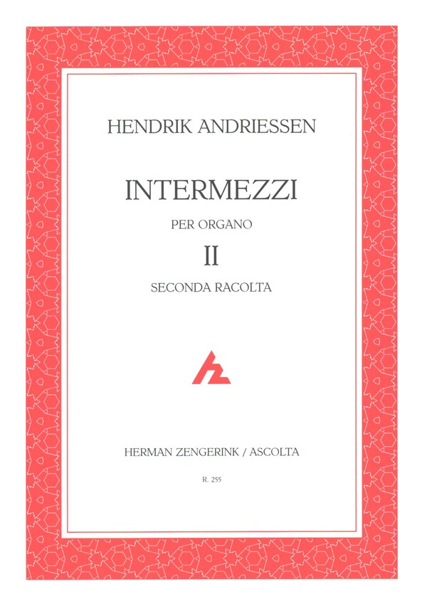 Intermezzi vol.2 (nos.13-24)  für Orgel  