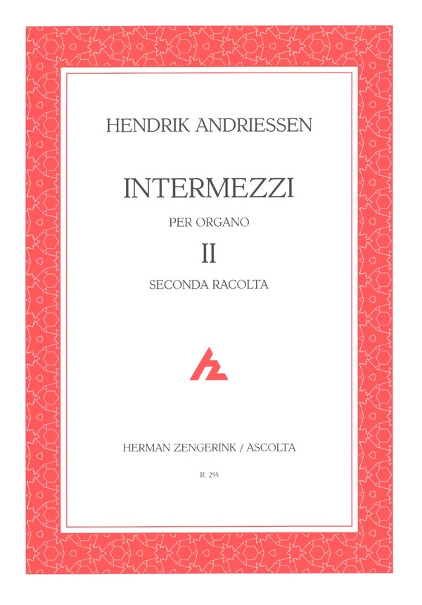 Intermezzi vol.2 (nos.13-24)&nbsp;&nbsp;für Orgel&nbsp;&nbsp;