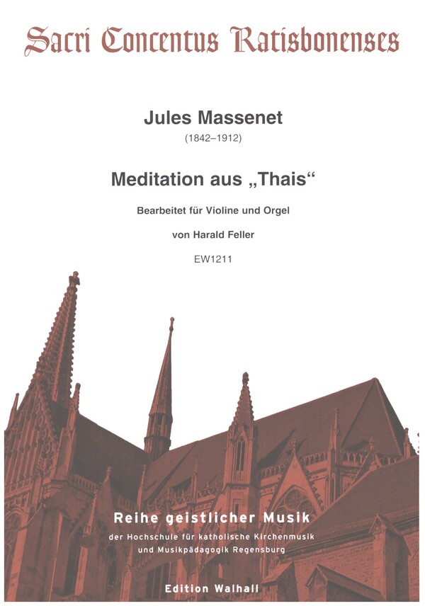 Meditation aus 'Thais'  für Violine und Orgel  