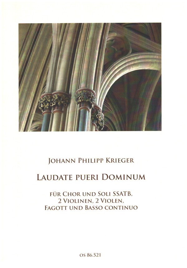 Laudate pueri (Psalm 113)  für gem Chor, Soli (SSATB), 2 Violinen, 2 Violen, Fagott und Bc  Partitur