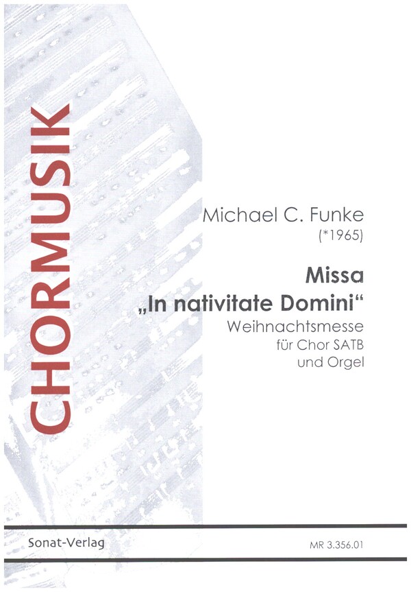 Missa in nativitate Domini  für gem Chor und Orgel  Partitur (la)