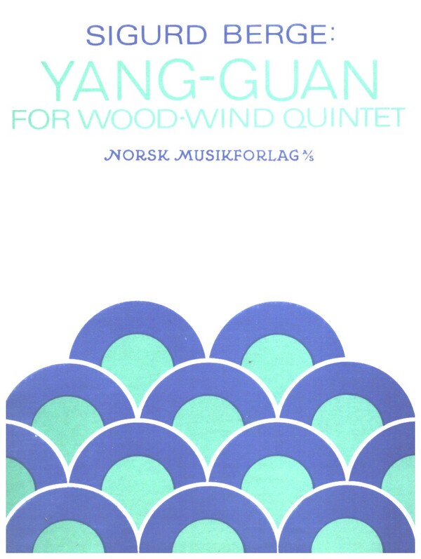 Yang-Guan  for woodwind quintet  study score