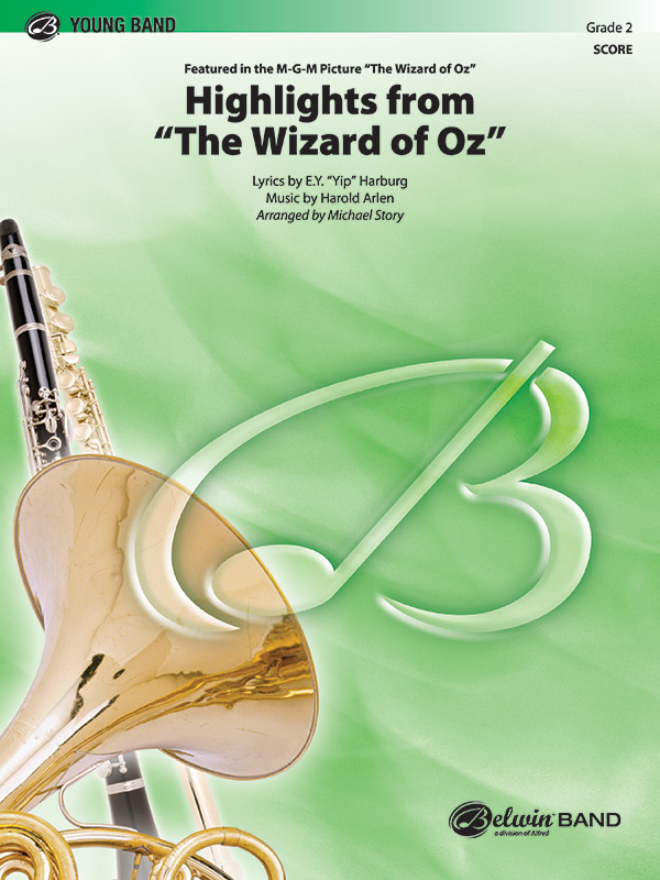 Highlights from 'The Wizard of Oz'  for concert band  score
