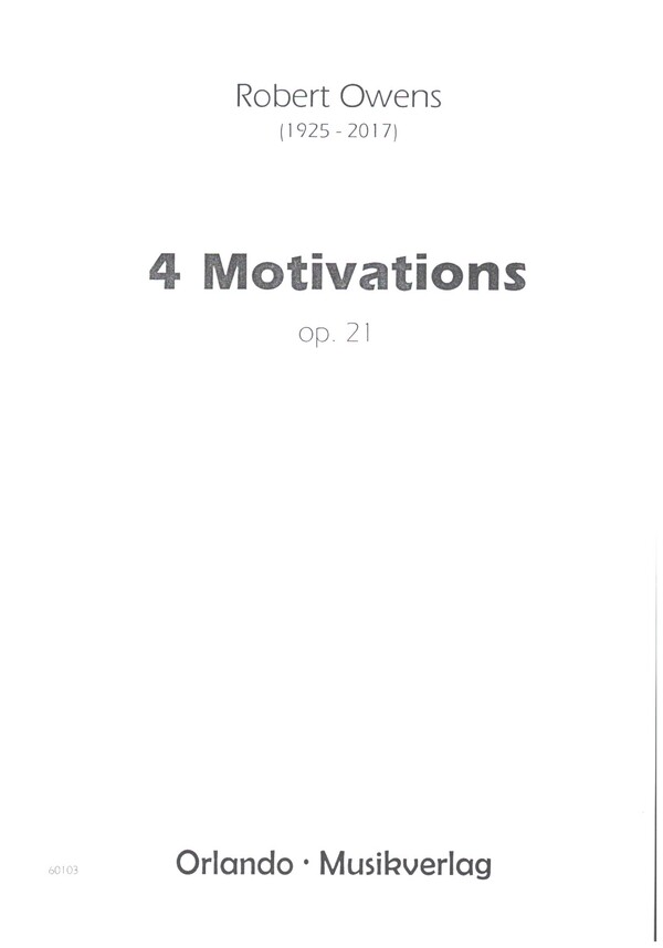 4 Motivationen op.21  für Bariton und Klavier  