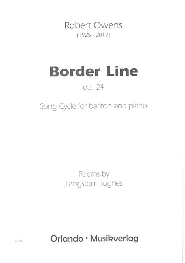 Border Line op.24  for bariton and piano  