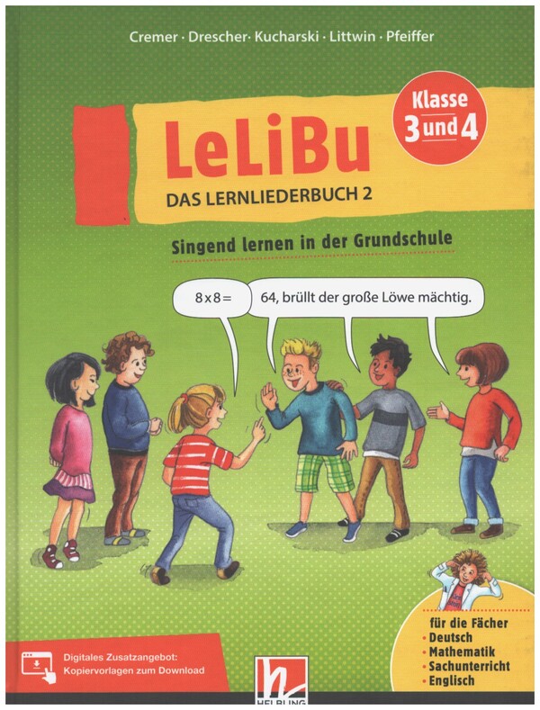 LeLiBu Klasse 3/4&nbsp;&nbsp;Lernliederbuch Band 2&nbsp;&nbsp;broschiert