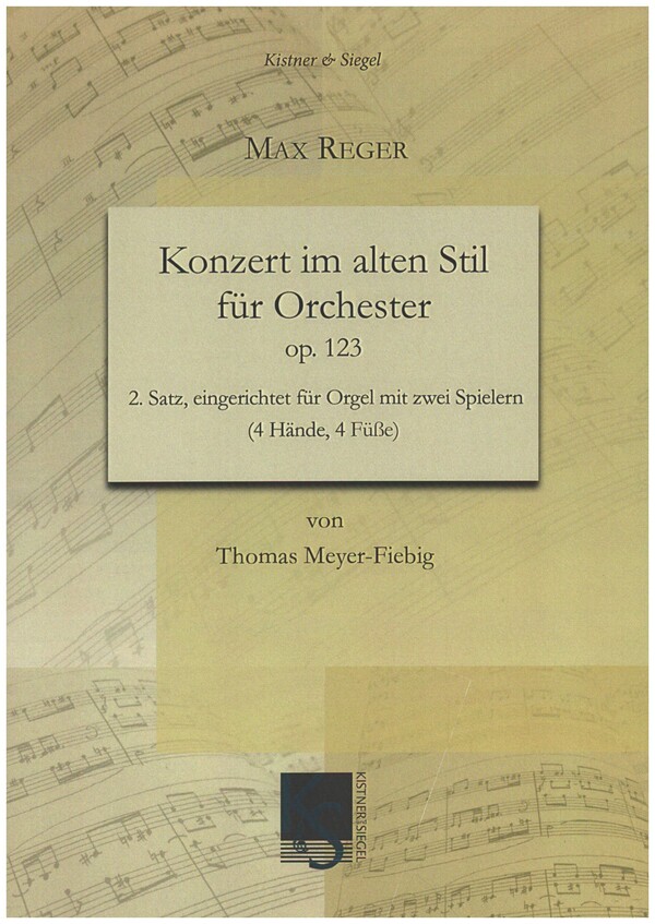 Konzert im alten Stil op.23 2.Satz  für Orgel mit 2 Spielern (4 Hände, 4 Füsse)  