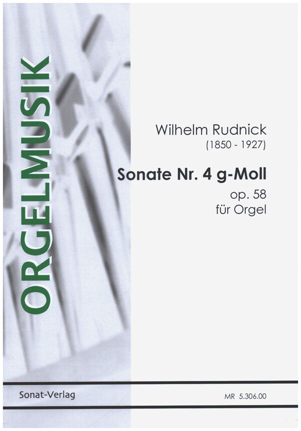 Sonate g-Moll Nr.4 op.58  für Orgel  