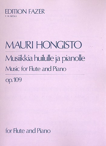 Music for flute and piano op.109    