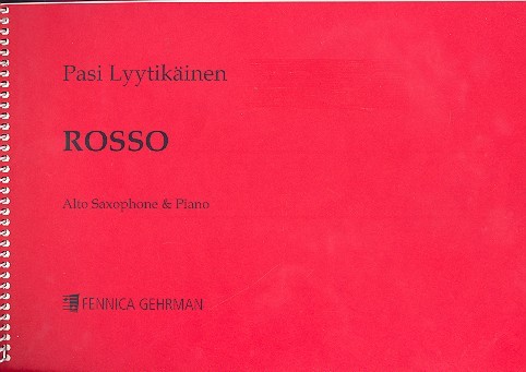 Rosso for alto saxophone and piano    