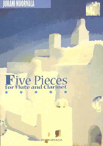 5 Pieces for flute and clarinet  score  