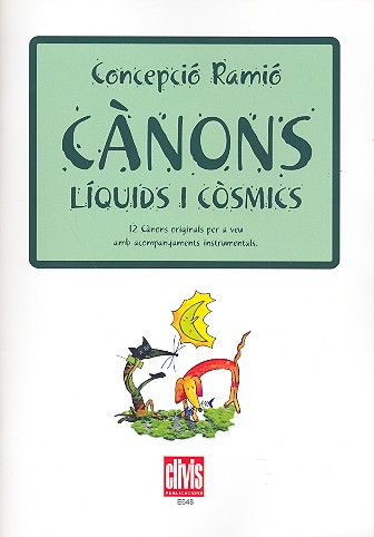 Cànons líquids i còsmics for voices (chorus)  and instruments  score