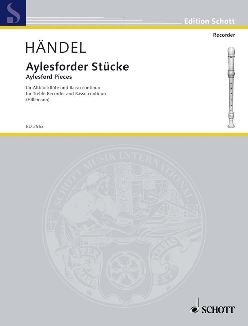 Aylesforder Stücke&nbsp;&nbsp;für Altblockflöte und Bc&nbsp;&nbsp;