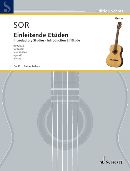 Einleitende Etüden op.60&nbsp;&nbsp;für Gitarre&nbsp;&nbsp;