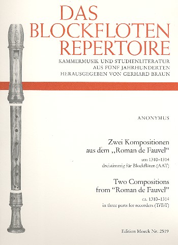 2 Kompositionen aus dem 'Roman de Fauvel'  für 3 Blockflöten (AAT)  