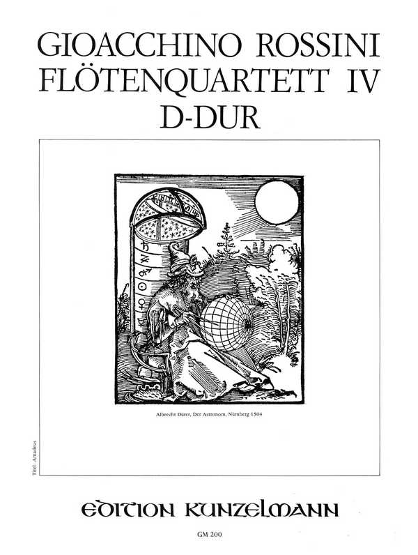 Quartett D-Dur Nr.4&nbsp;&nbsp;für Flöte, Violine, Viola und Violoncello&nbsp;&nbsp;Stimmen