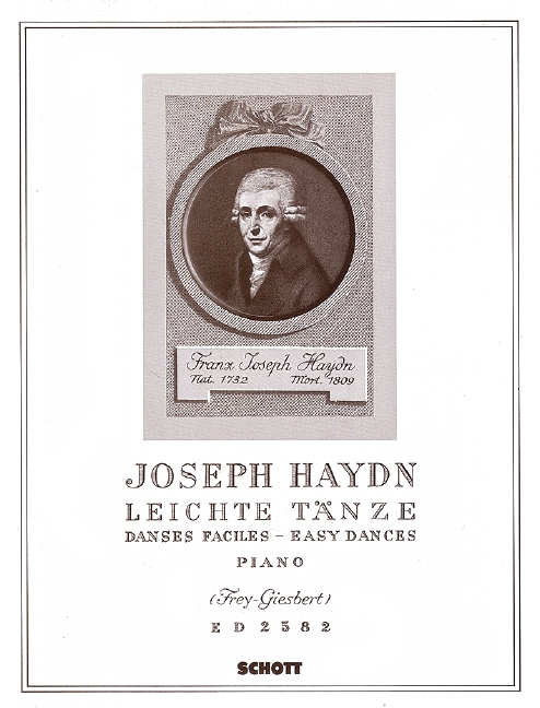 Leichte Tänze Hob.IX:10 Nr.1-12/Hob.IX:12 Nr. 1-12&nbsp;&nbsp;für Klavier&nbsp;&nbsp;