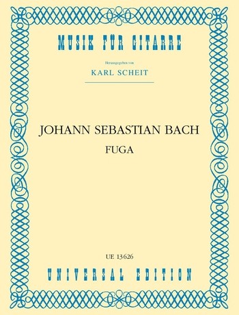 Fuge BWV1000&nbsp;&nbsp;für Gitarre&nbsp;&nbsp;
