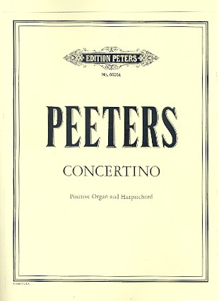 Concertino  für Orgelpositiv und Cembalo  Partitur