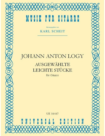 Ausgewählte leichte Stücke &nbsp;&nbsp;für Gitarre&nbsp;&nbsp;