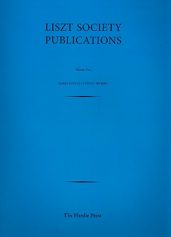 Liszt Society Publications vol.2&nbsp;&nbsp;for piano&nbsp;&nbsp;