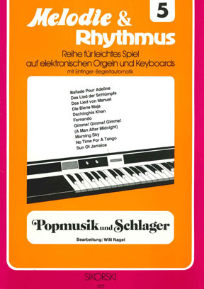 Popmusik und Schlager Band 2:&nbsp;&nbsp;für E-Orgel / Keyboard&nbsp;&nbsp;