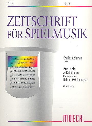 Fantazia   für 5 Blockflöten (SSATB)  