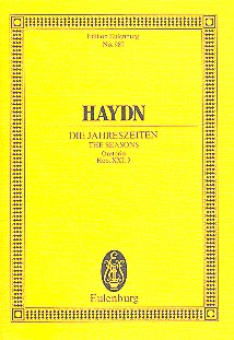 Die Jahreszeiten  für Soli, Chor und Orchester  Studienpartitur