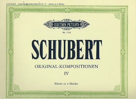 Originalkompositionen Band 4&nbsp;&nbsp;für Klavier zu 4 Händen&nbsp;&nbsp;