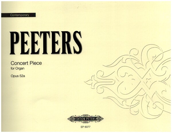 Concert Piece op.52a&nbsp;&nbsp;for organ&nbsp;&nbsp;